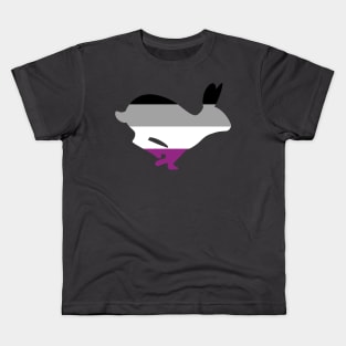 Pride Animals- Asexual Rabbit Kids T-Shirt